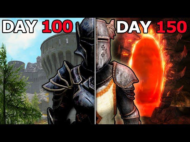 I Spent 150 Days in Skyrim Legendary Survival