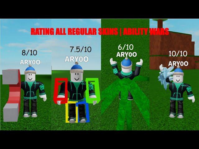 Reviewing All Regular Abilities | Ability Wars Roblox
