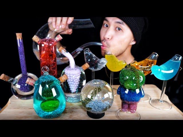 [ASMR] EXTREME GULPS | 99.99% SATISFACTION | COOL GLASSES | FROG EGGS| DRINKING ASMR | Mr.Lee ASMR