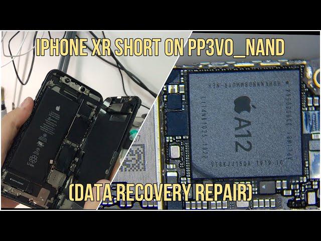 iPhone XR Short On PP3v0_NAND (Data Recovery) Repair