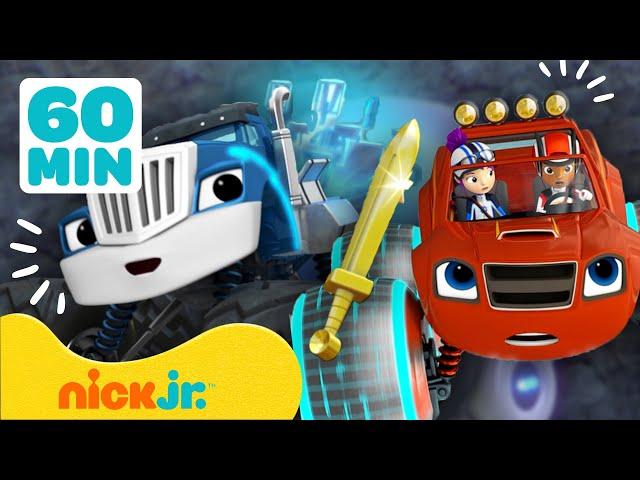 Blaze and the Monster Machines | Crusher baut Roboter mit  Blaze! | 1 Stunde | Nick Jr. Deutschland