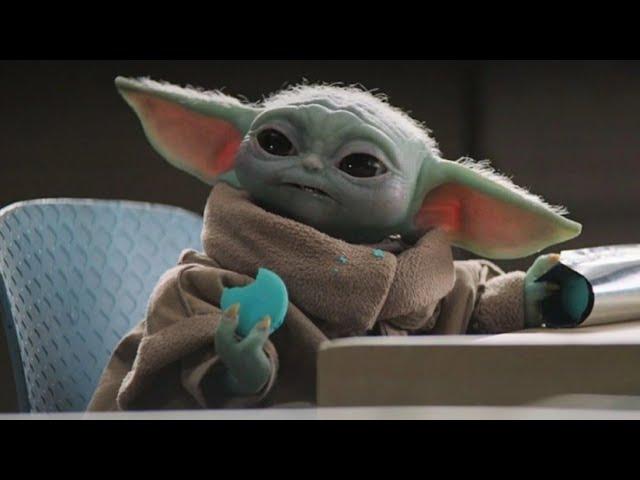 Star Wars: The Mandalorian/ Baby Yoda steals cookies #StarWars #TheMandalorian