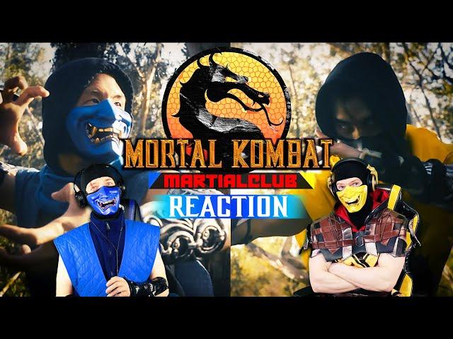 Scorpion & Sub-Zero React to Scorpion VS Sub-Zero by MartialClub!