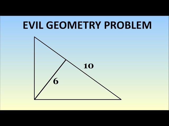 Evil Geometry Problem