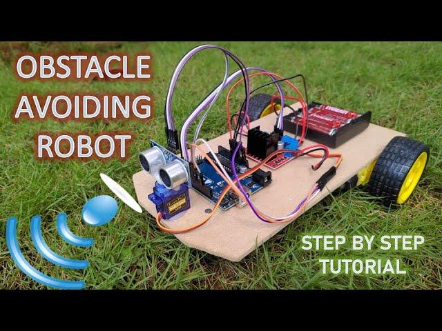 Intelligent Obstacle Avoiding Robot || Step by Step Tutorial || Arduino Project