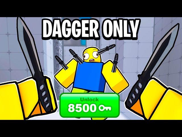 Using DAGGERS ONLY In Rivals