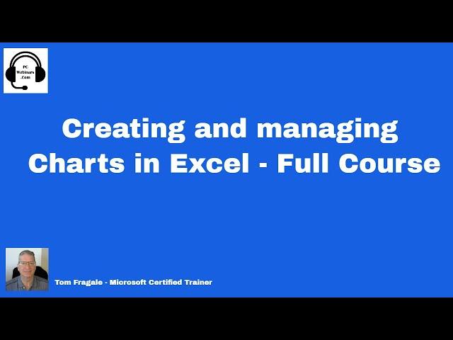 Creating and Managing Microsoft Excel Charts - How to Create and manage charts in Excel