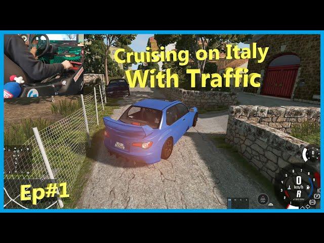 Cruise on Italy with Sunburn | BeamNG.drive 0.22.1 | G29 | #1