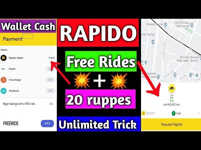 Rapido Unlimited Rides Trick || Free Rides || Gourav Agarwal