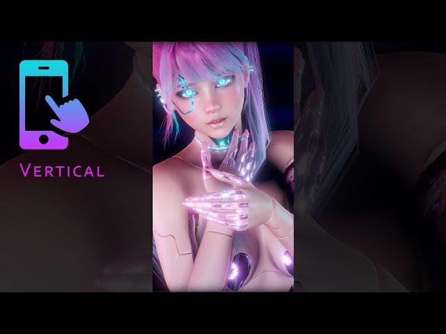 Cyberpunk | Vertical MMD | Gimme×Gimme | Sexy Dance | VAM
