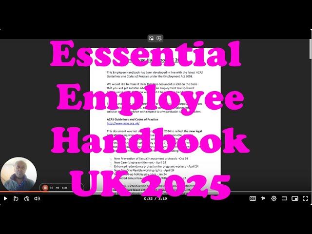 Essential Employee Handbook Template UK 2025: https://www.employeehandbooktemplateuk.co.uk/