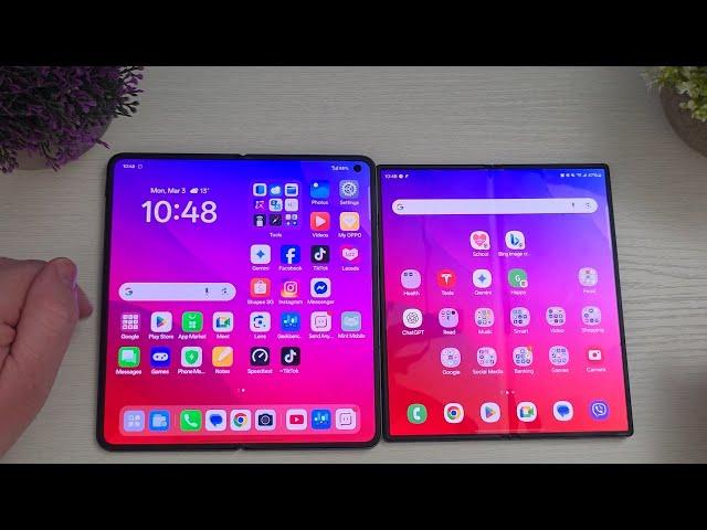 Galaxy Z Fold 6 vs Oppo Find N5: King of Foldable Phones