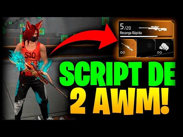 2024  MACRO DE AWM  SCRIPT DE 2 AWM  EMULADOR FREE FIRE