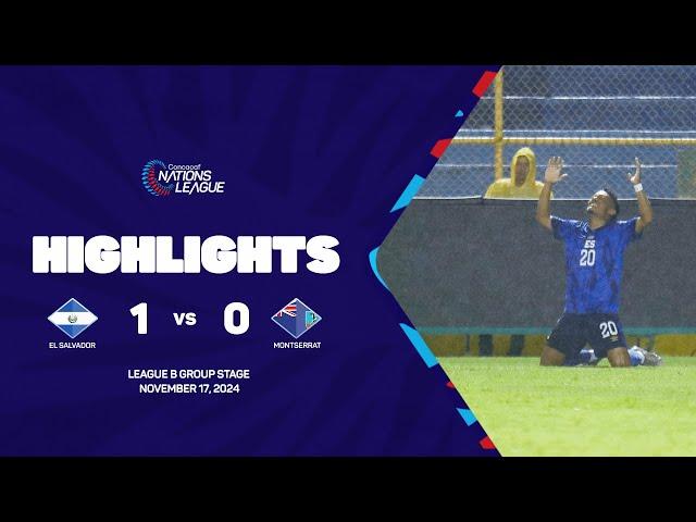 El Salvador vs Montserrat | 2024/25 Concacaf Nations League Group Stage