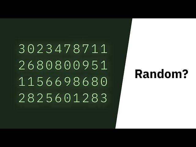 How computers generate RANDOMNESS from math