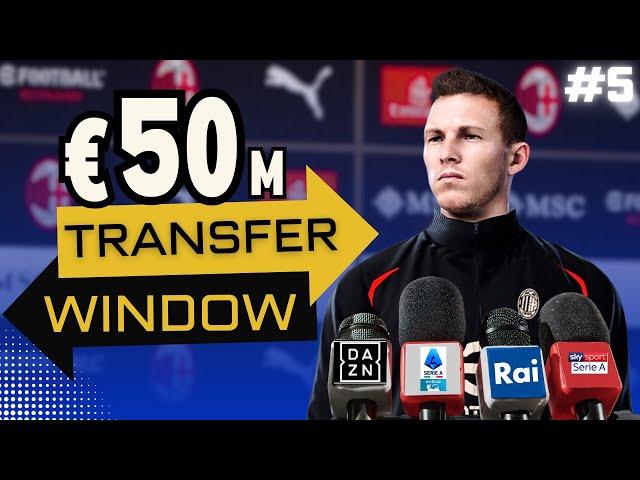 TRANSFER WINDOW OPENS! Realistic AC Milan Master League