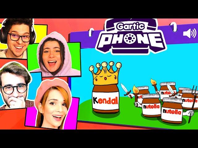 HO SFIDATO I MIEI AMICI AD UNA GARA DI DISEGNO - GARTIC PHONE CON STEF, PHERE, KENDAL E CARLY