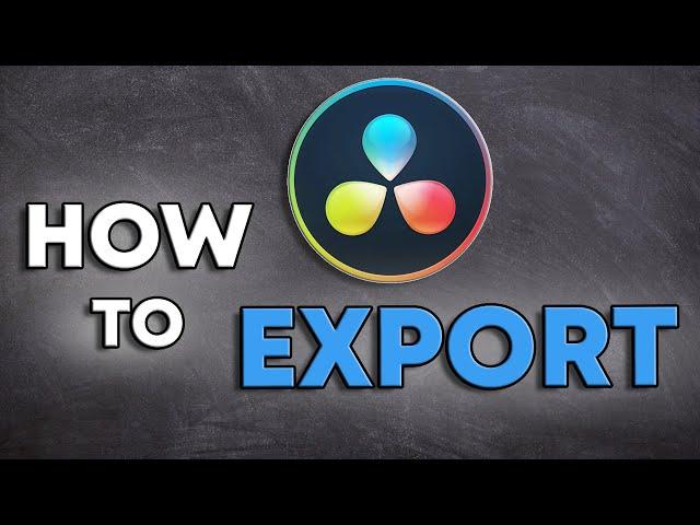 How To Export Video In Davinci Resolve 17 | Davinci Resolve 17 Basic Render Tutorial For Beginners