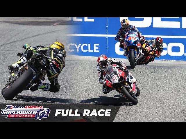 MotoAmerica HONOS Superbike Race 1 at Laguna Seca 2021