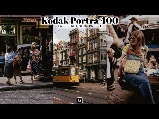 Kodak Portra 400 Preset | Lightroom Mobile Preset Free DNG | lightroom tutorial | lightroom preset