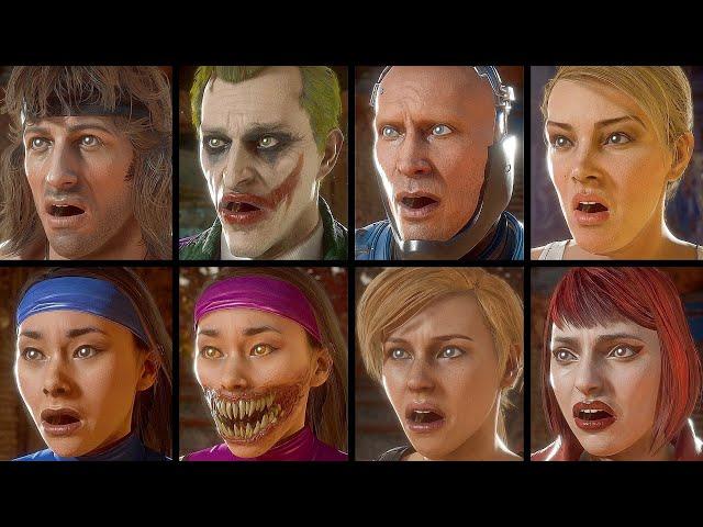 ALL Characters Reactions to Terminator Coming Back - MK 11@4K 60ᶠᵖˢ MAX Settings I RTX 4090