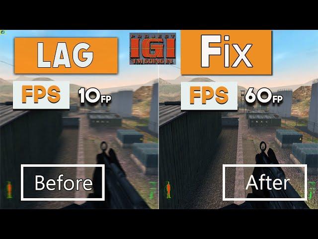 How To Fix Project IGI 1 lag problem / and solve one mission problem