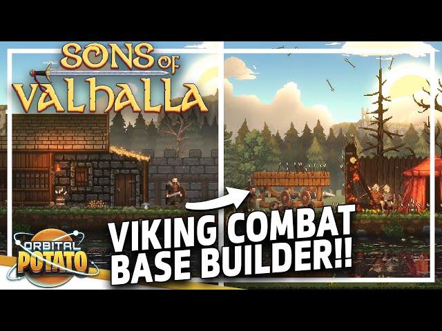 Building A VIKING CITY & Siege Engines?! - Sons Of Valhalla - Tactical Base Builder