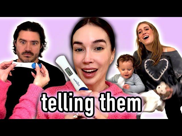 Telling My Husband & Kids that I'm Pregnant  and all my family & friends!!