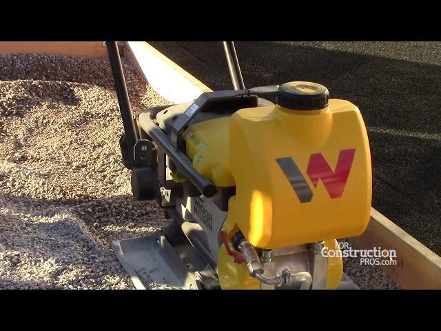 Wacker Neuson's Battery-powered Plate Compactor is Simple to Operate