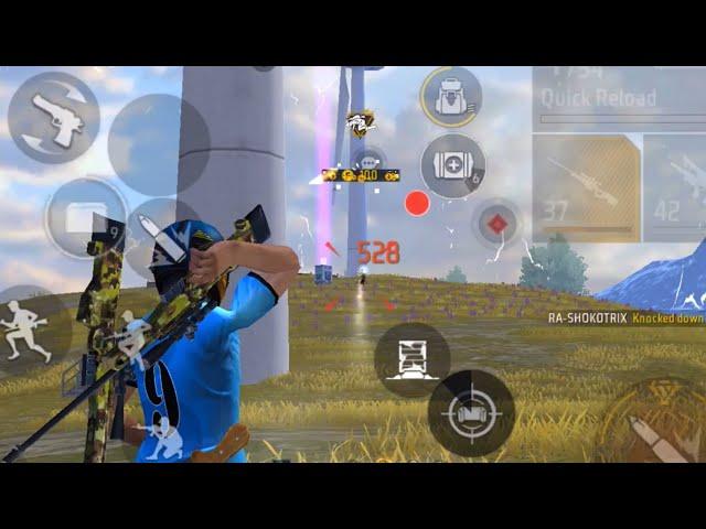 4 Finger claw  double sniper tournament highlights || Freefire India by shokotrix