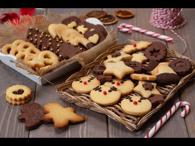 BISCOTTI DI NATALE un solo impasto tanti biscotti diversi RICETTA HO VOGLIA DI DOLCE