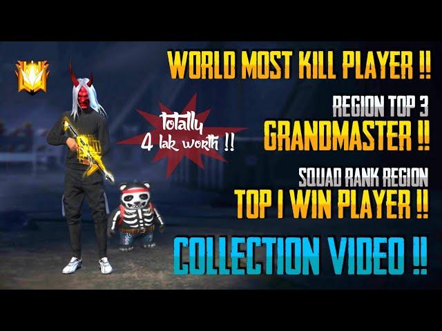 REGION  NO 1 PLAYER COLLECTION || 4  LAKHS WORTH COLLECTION || FREE FIRE TRICKS IN TAMIL| RUN GAMING