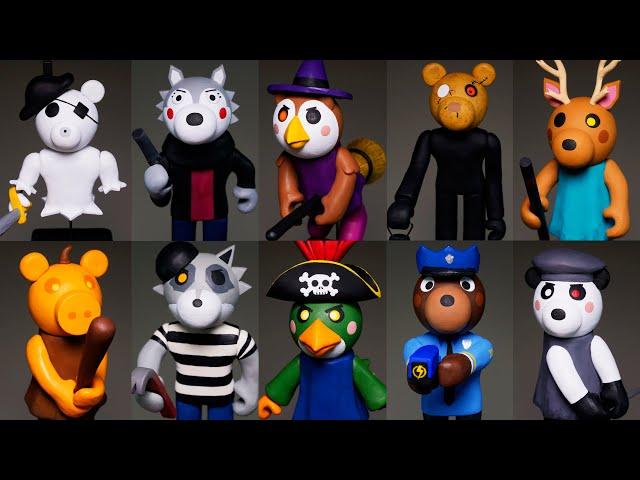 Making all Roblox Piggy (Book 2) Characters  Part 5  Polymer Clay Tutorial