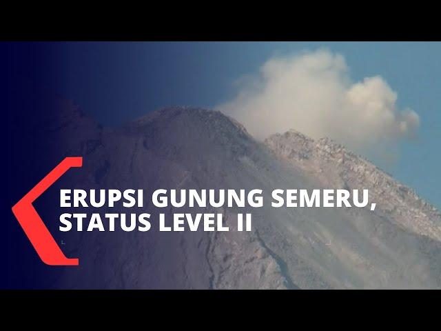 Erupsi Gunung Semeru, Status Waspada