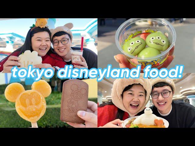 what to eat at tokyo disneyland! tokyo disney food tour  | VLOGMAS DAY 9