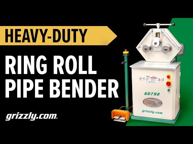 Grizzly Heavy-Duty Ring Roll Pipe Bender | G0792