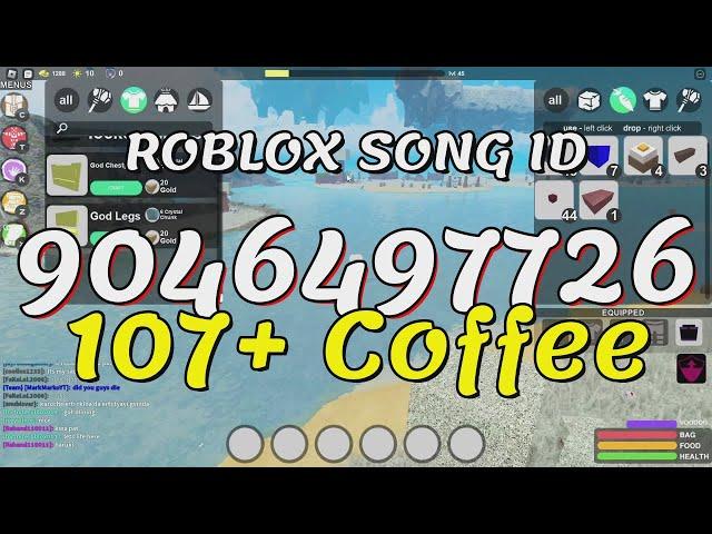 107+ Coffee Roblox Song IDs/Codes