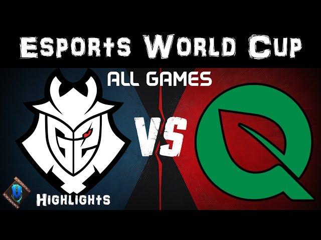 G2 vs FLY Highlights ALL GAMES Esports Worlds Cup 2024 Quarterfinals G2 Esports vs FlyQuest