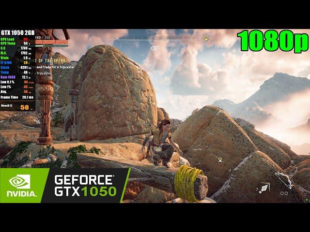 GTX 1050 2GB | Horizon Zero Dawn