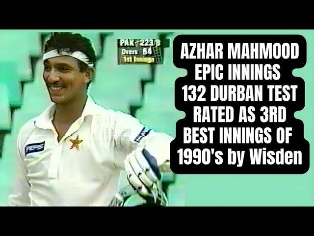 Azhar Mahmood | Epic Innings Durban Test 1998 | 3rd Best Test Innings of 90s  Rated by Wisden |