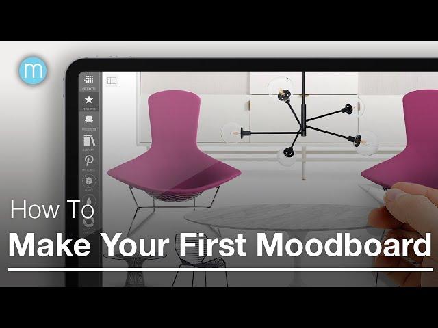 How to Start Your First Moodboard: Morpholio Board iPad Tutorial for Home Decor & Interior Design