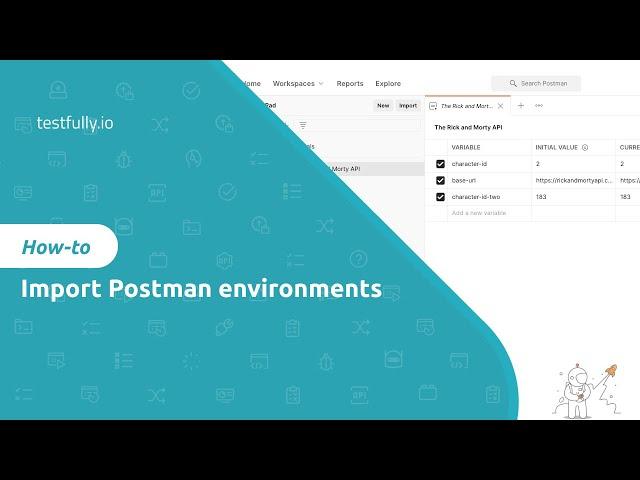 How to import a Postman environment