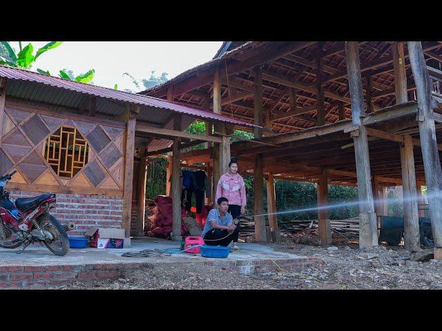 Harvesting Taro & Ginger on the Mountain to Sell, Buying a Washing Machine to Clean the Wooden House