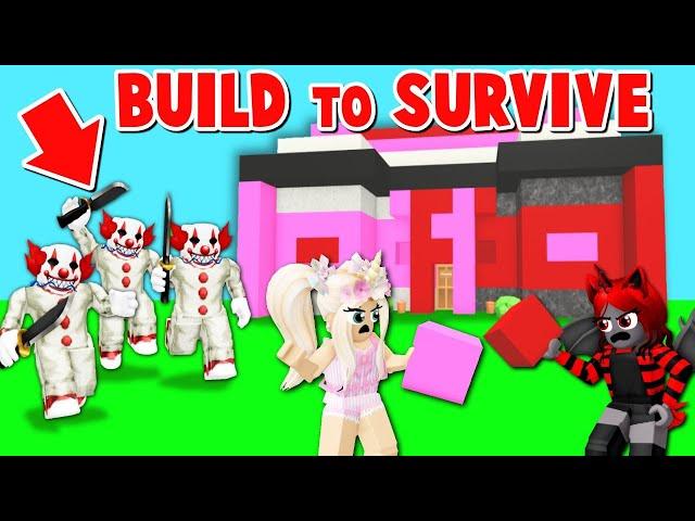 Roblox BUILD to SURVIVE with Sanna!