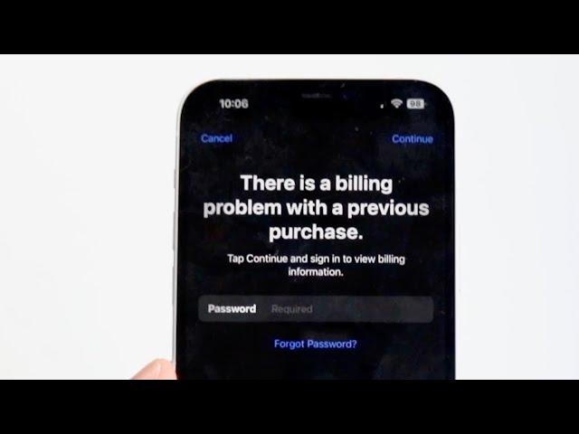 How To FIX Billing Problem Error On ANY iPhone! (2024)