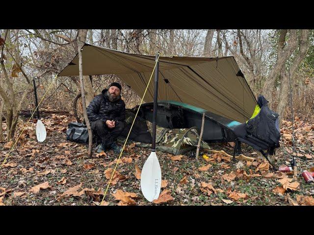 Winter Canoe Camp cut short by Frozen Icy River