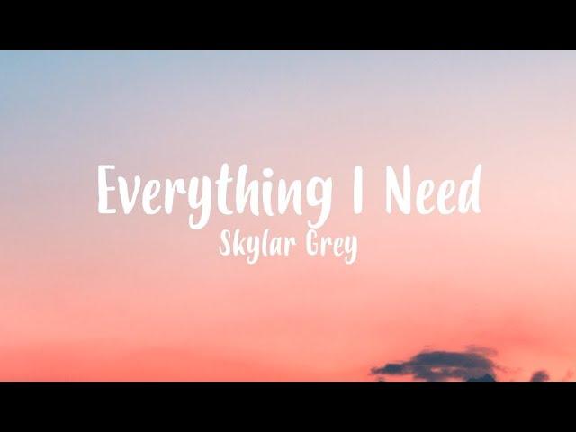 Skylar Grey - Everything I Need (Film Version) - Aquaman Soundtrack [Lyric Video]