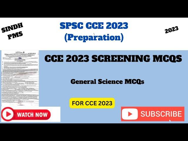 Most important GSA MCQs for SPSC CCE 2023