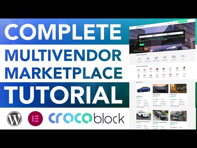 Create a MultiVendor eCommerce Marketplace Website