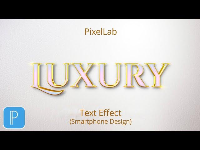 100% EDITABLE! Golden Luxury Text Effect - PixelLab Tutorial